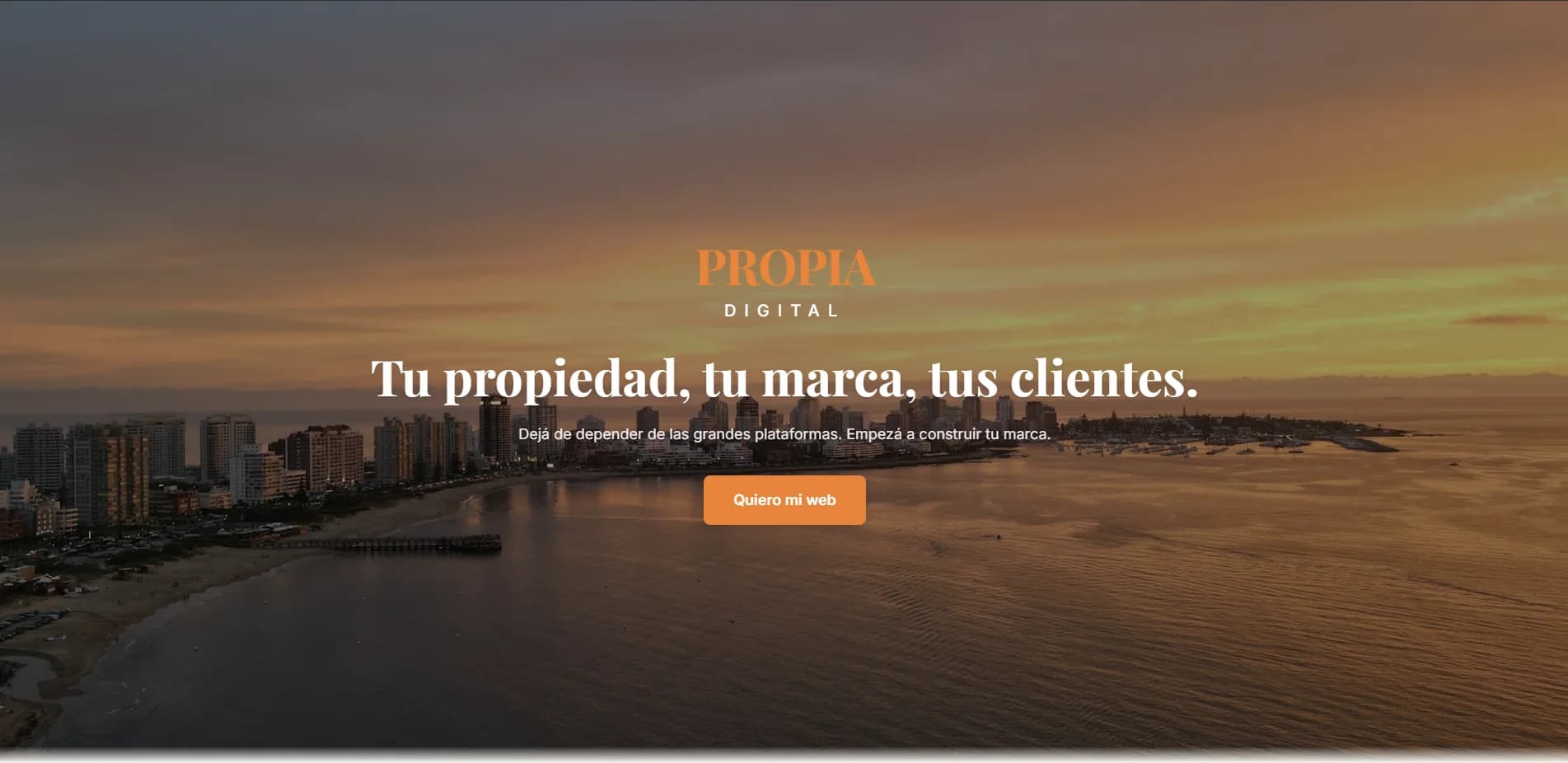Captura del sitio web de Propia Digital